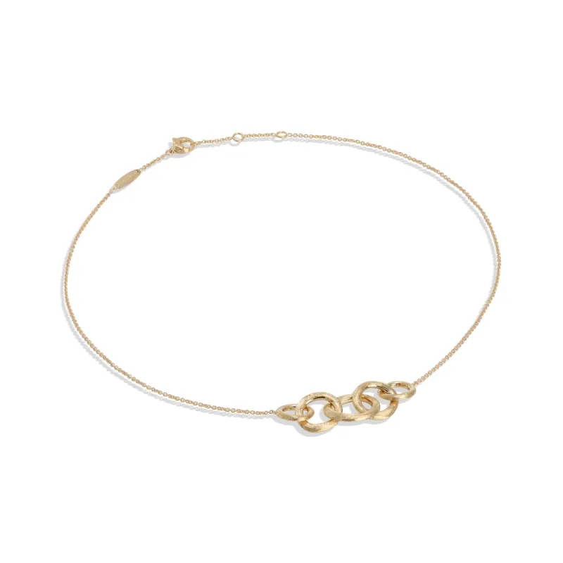 Marco Bicego Jaipur Link 18ct Yellow Gold Graduated Necklace sold by Jura Watches