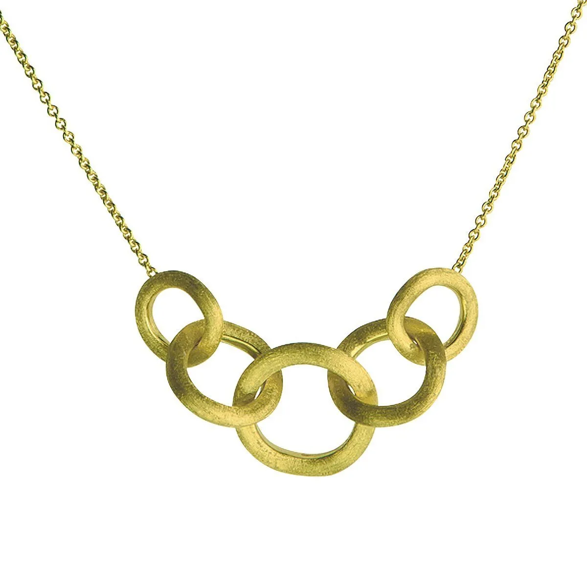 Marco Bicego Jaipur Link 18ct Yellow Gold Graduated Necklace sold by Jura Watches product image thumbnail 2