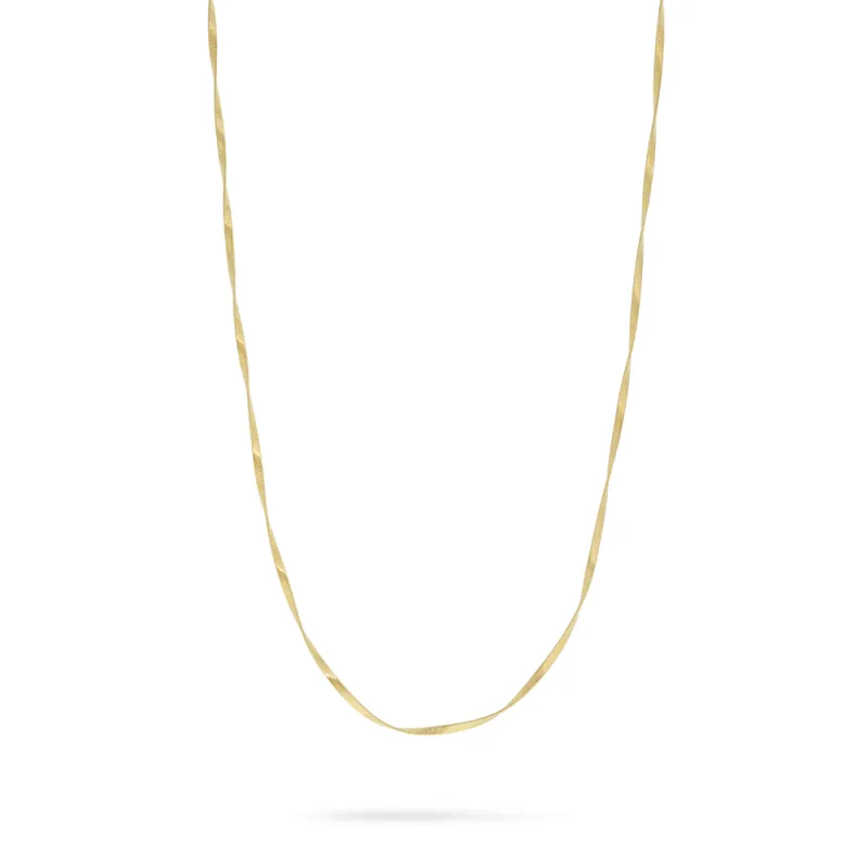 Marco Bicego Marrakech Supreme 18ct Yellow Gold Necklace sold by Jura Watches