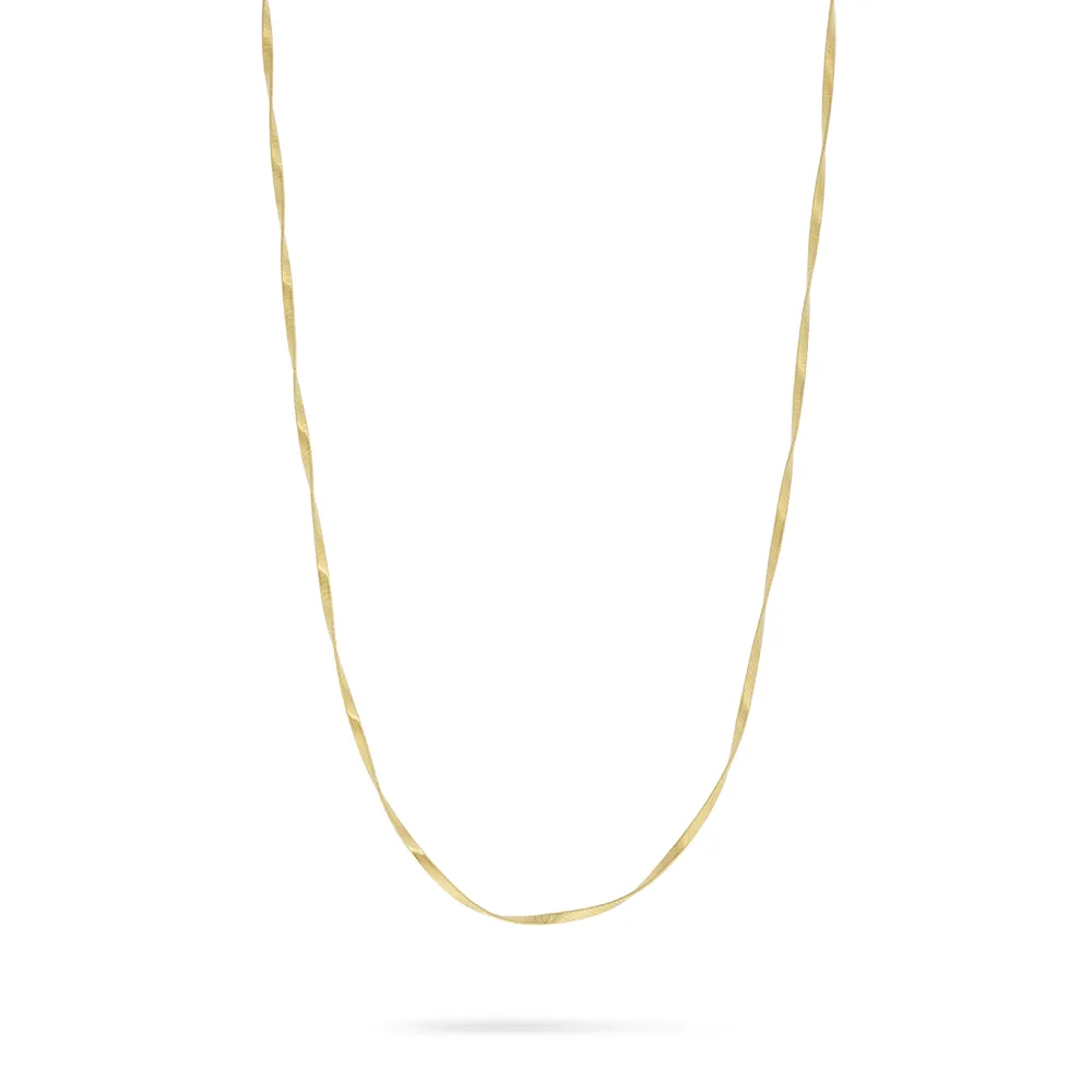 Marco Bicego Marrakech Supreme 18ct Yellow Gold Necklace sold by Jura Watches
