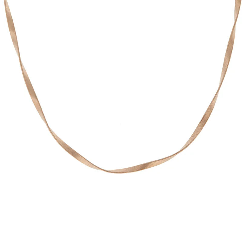 Marco Bicego Marrakech Supreme 18ct Rose Gold Necklace sold by Jura Watches