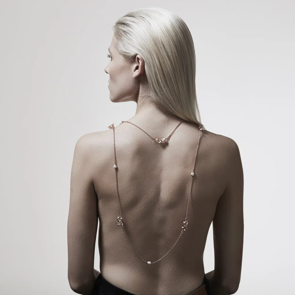 Shaun Leane Cherry Blossom 18ct Rose Gold Plated Sterling Silver Diamond Necklace D sold by Jura Watches product image thumbnail 4