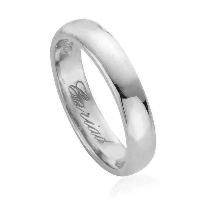 Clogau Windsor 18ct White Gold 4mm Wedding Ring sold by Jura Watches