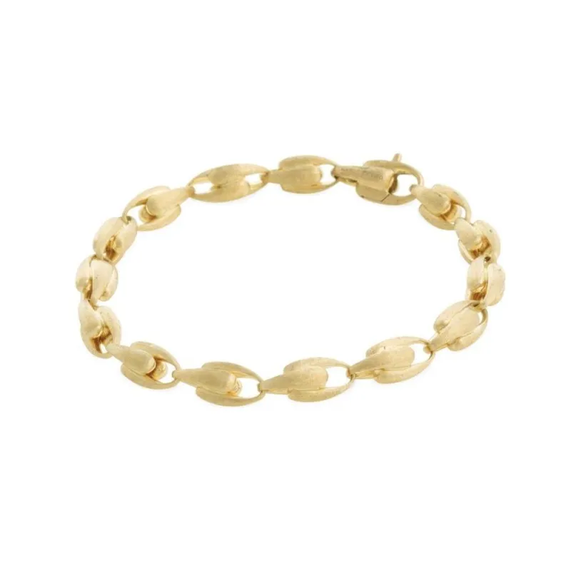 Marco Bicego Lucia 18ct Yellow Gold Small Link Bracelet sold by Jura Watches