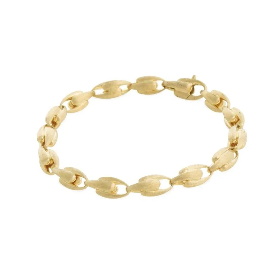 Marco Bicego Lucia 18ct Yellow Gold Small Link Bracelet sold by Jura Watches