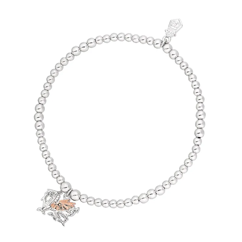 Clogau Affinity Sterling Silver Dragon Beaded Bracelet sold by Jura Watches