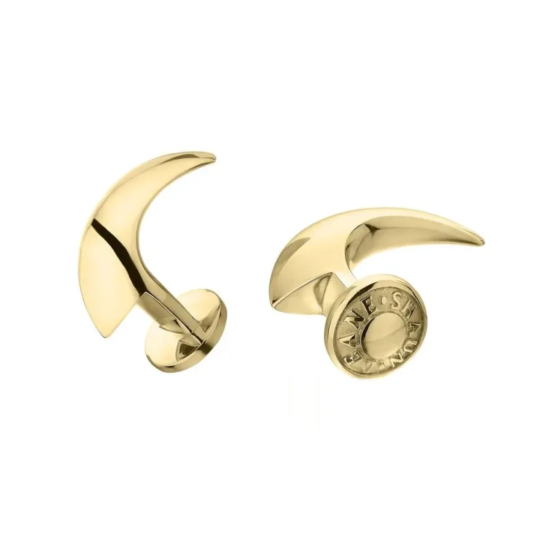 Shaun Leane Hook 18ct Yellow Gold Plated Sterling Silver Cufflinks sold by Jura Watches