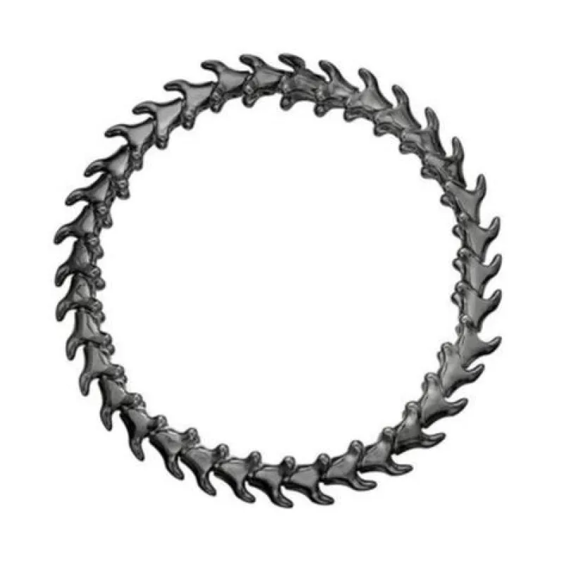 Shaun Leane Serpent Trace Sterling Silver Black Rhodium Slim Bracelet sold by Jura Watches