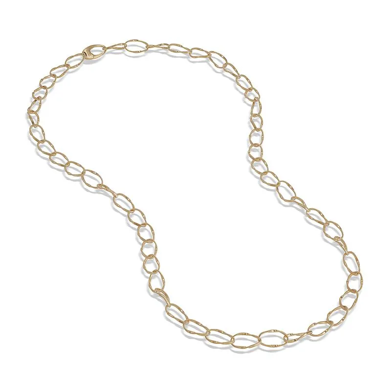 Marco Bicego Marrakech Onde 18ct Yellow Gold Long Necklace sold by Jura Watches