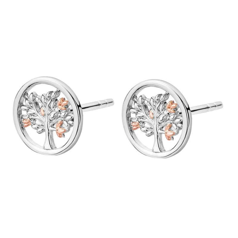 Clogau Tree of Life Sterling Silver Stud Earrings sold by Jura Watches product image thumbnail 2