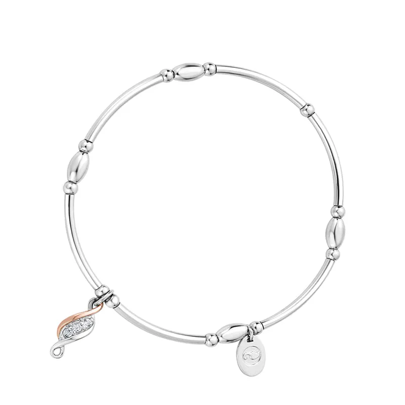 Clogau Affinity Sterling Silver Past Present Future Bracelet sold by Jura Watches