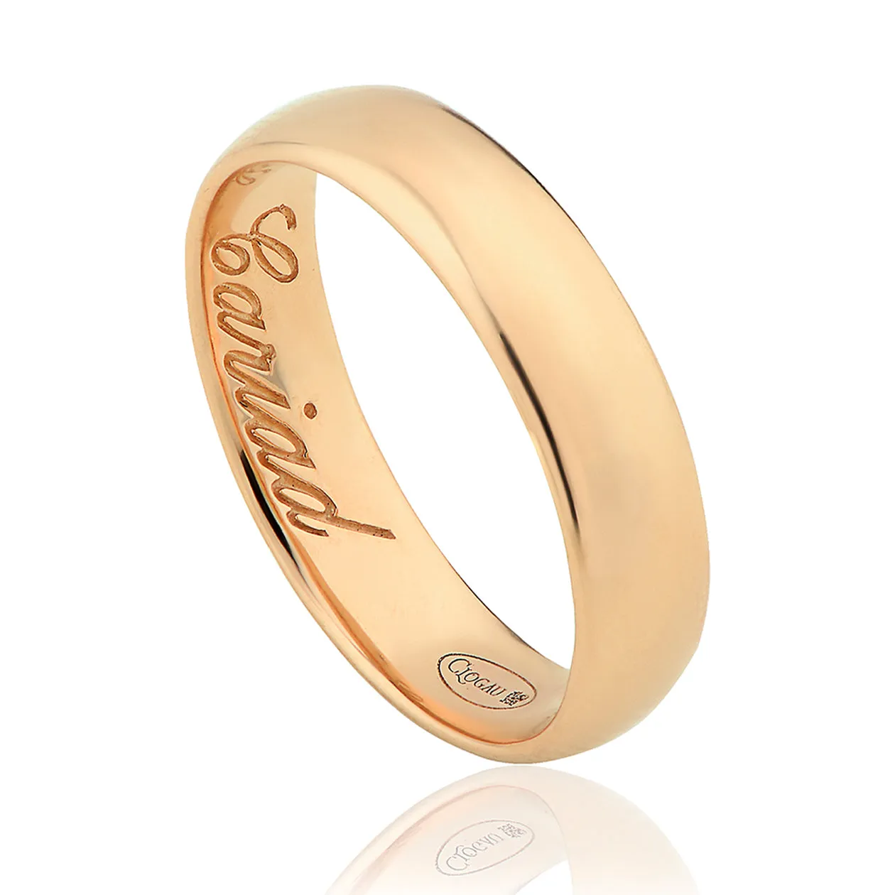 Clogau 1854 18ct Rose Gold 5mm Wedding Ring sold by Jura Watches