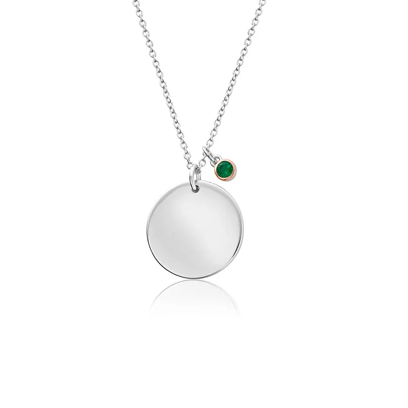 Clogau Celebration May Sterling Silver Birthstone Pendant D sold by Jura Watches