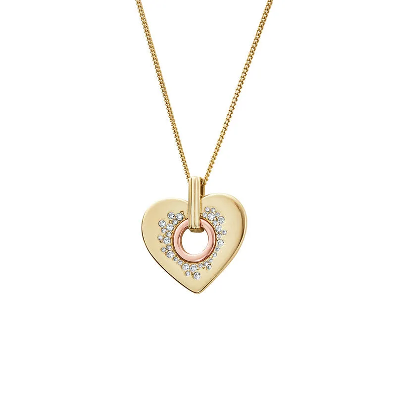 Clogau Cariad Sparkle 9ct Gold Diamond Pendant sold by Jura Watches