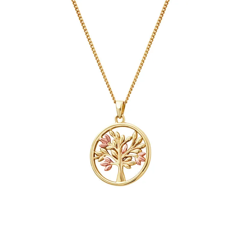 Clogau Tree of Life 9ct Gold Pendant sold by Jura Watches