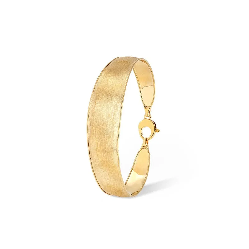 Marco Bicego Lunaria 18ct Yellow Gold Medium Bangle sold by Jura Watches