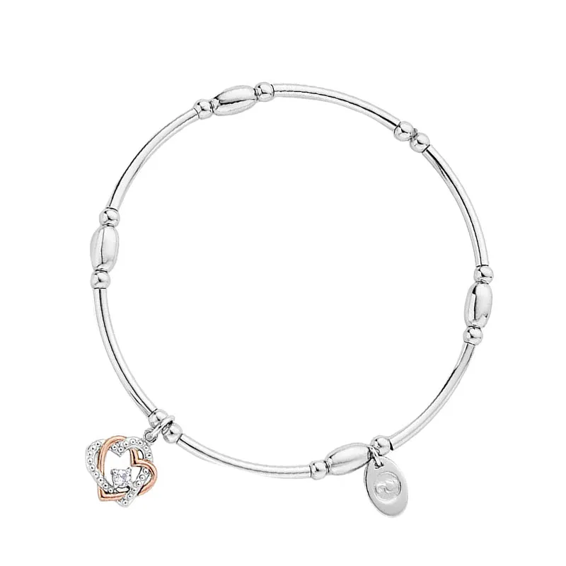 Clogau Always In My Heart Sterling Silver Bracelet sold by Jura Watches