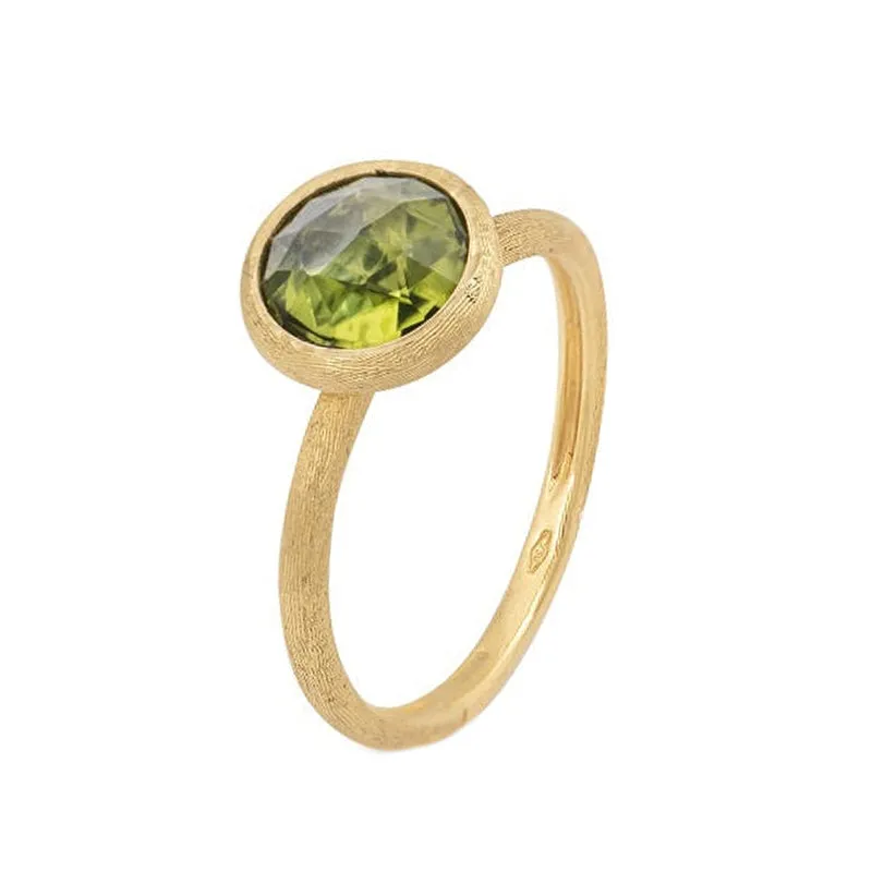 Marco Bicego Jaipur 18ct Yellow Gold Peridot Ring sold by Jura Watches