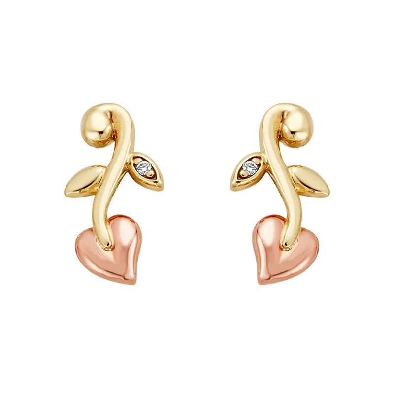 Clogau Vine Of Life 9ct Gold Diamond Drop Earrings sold by Jura Watches