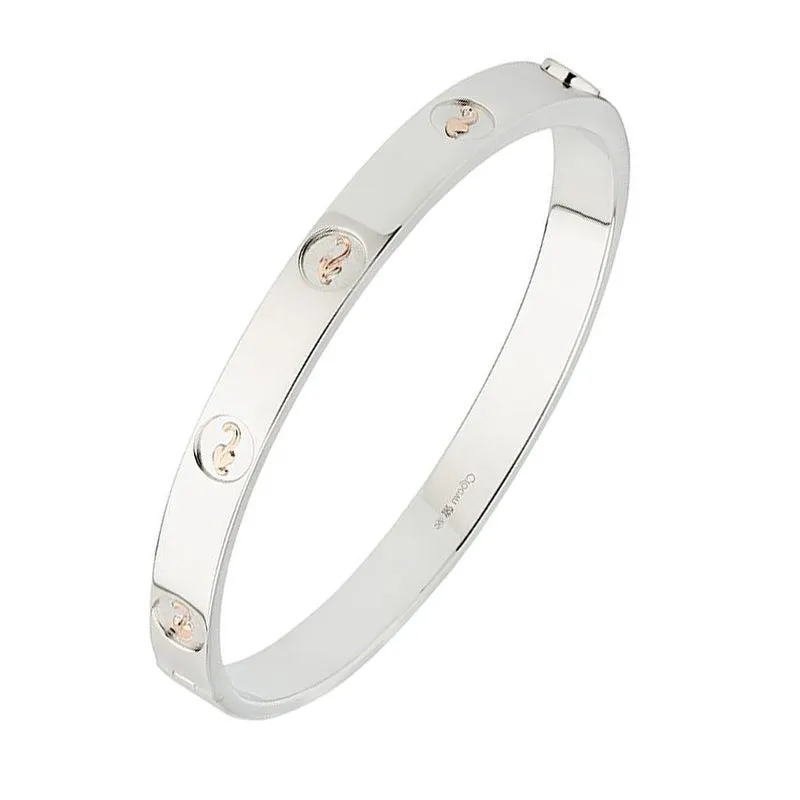 Clogau Tree Of Life Insignia Sterling Silver Bangle sold by Jura Watches