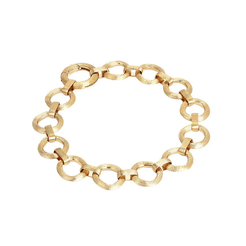 Marco Bicego Jaipur Link 18ct Yellow Gold Circle Link Bracelet sold by Jura Watches