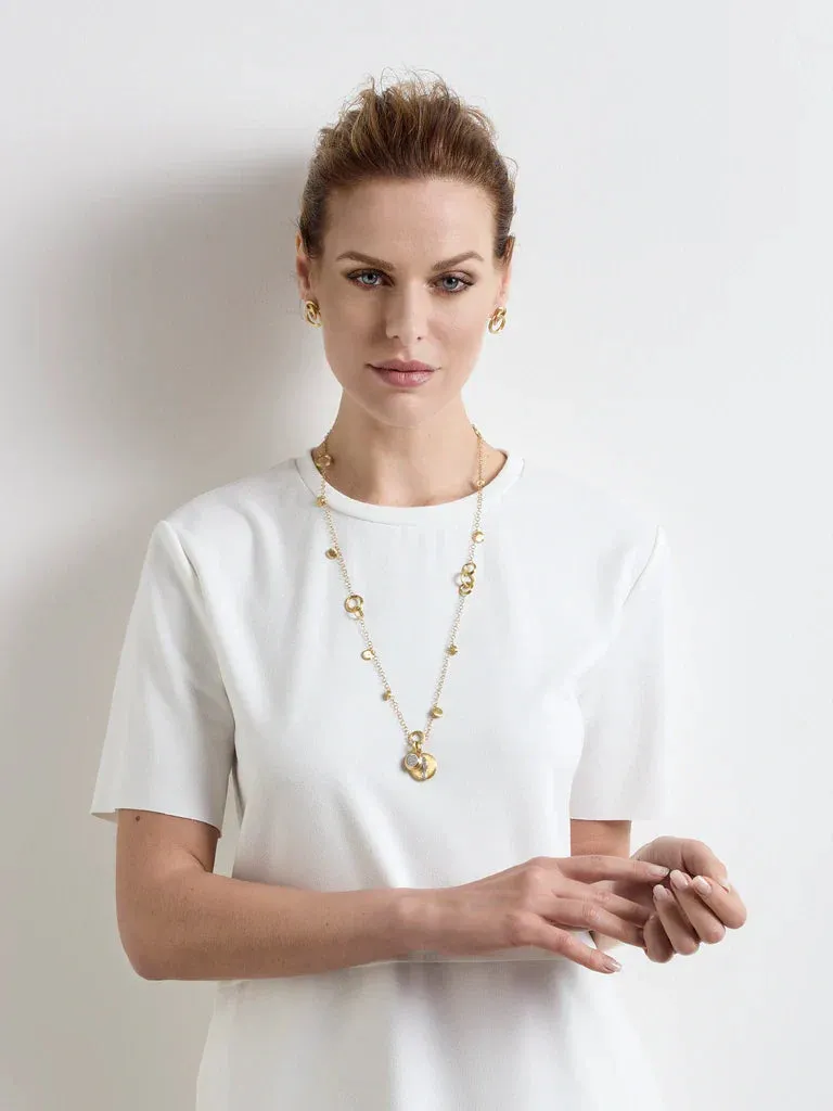 Marco Bicego Jaipur Link 18ct Yellow Gold Circle Link Long Necklace sold by Jura Watches product image thumbnail 3