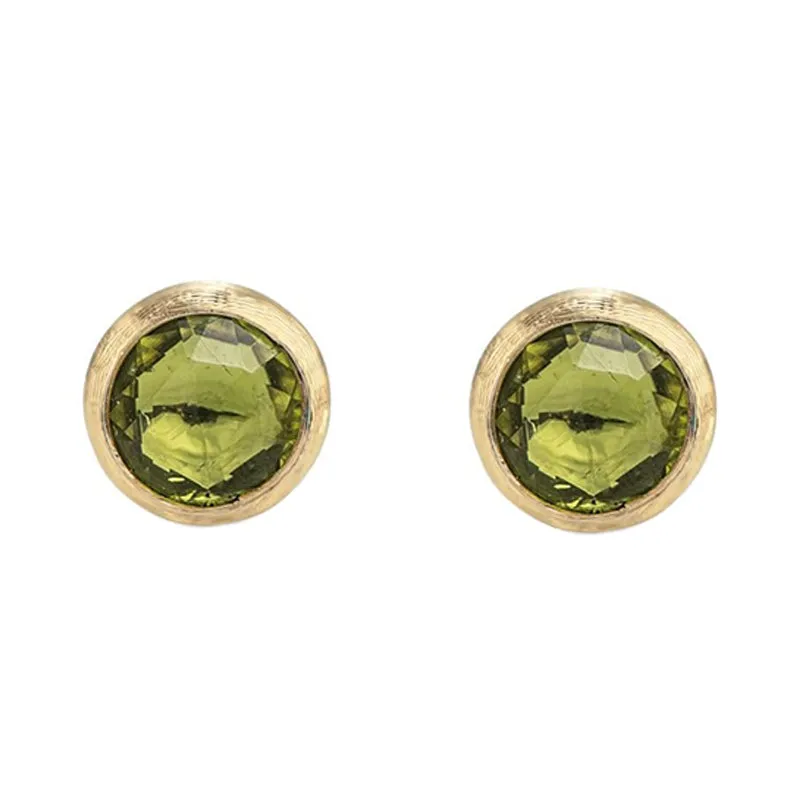 Marco Bicego Jaipur 18ct Yellow Gold Peridot Stud Earrings sold by Jura Watches