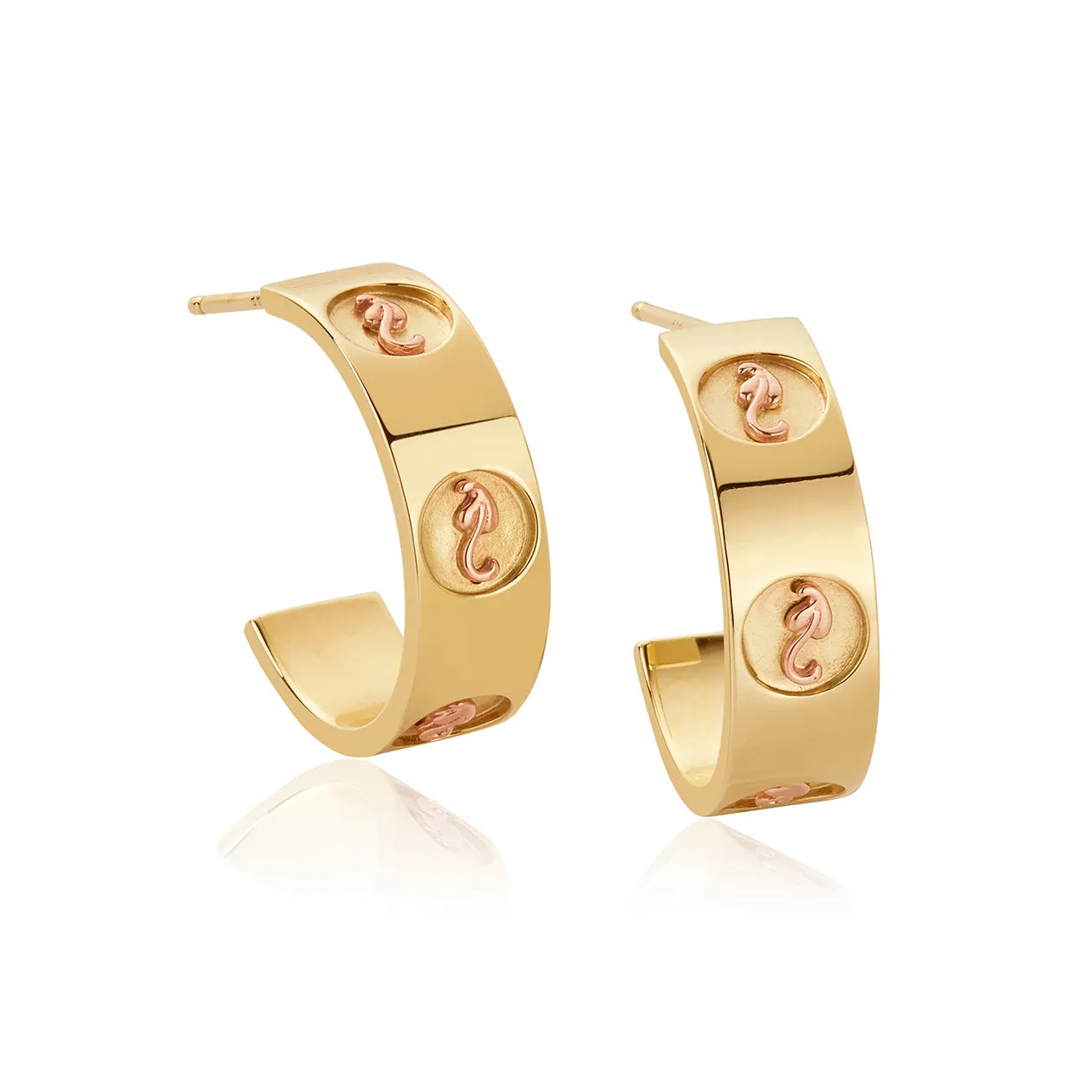 Clogau Tree of Life Insignia Hoop Earrings sold by Jura Watches