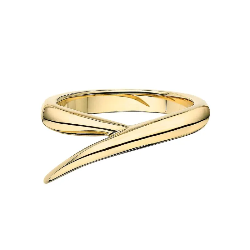 Shaun Leane Interlocking 18ct Yellow Gold Single Ring D sold by Jura Watches
