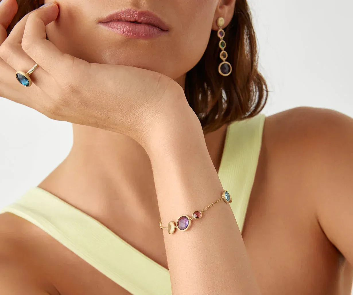 Marco Bicego Jaipur 18ct Yellow Gold Topaz Bracelet sold by Jura Watches product image thumbnail 2