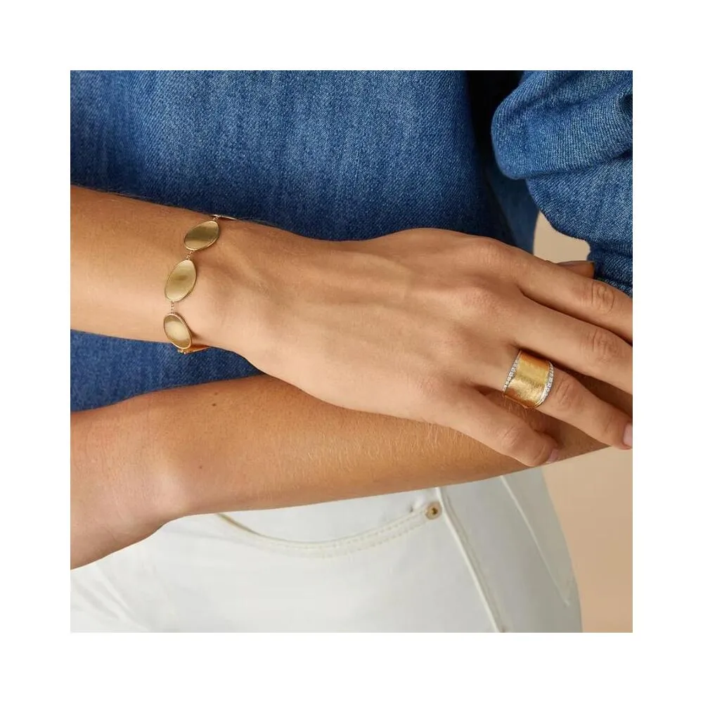 Marco Bicego Lunaria 18ct Yellow Gold Bracelet sold by Jura Watches product image thumbnail 2