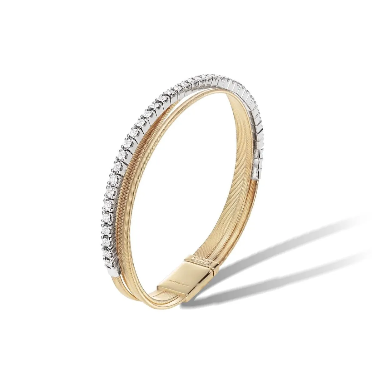 Marco Bicego Masai 18ct Yellow Gold Diamond Bracelet sold by Jura Watches