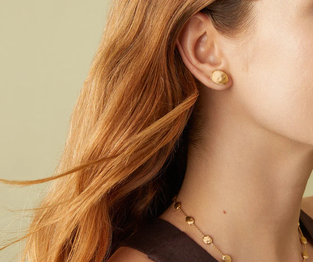 Marco Bicego Siviglia 18ct Yellow Gold Stud Earrings sold by Jura Watches product image thumbnail 2