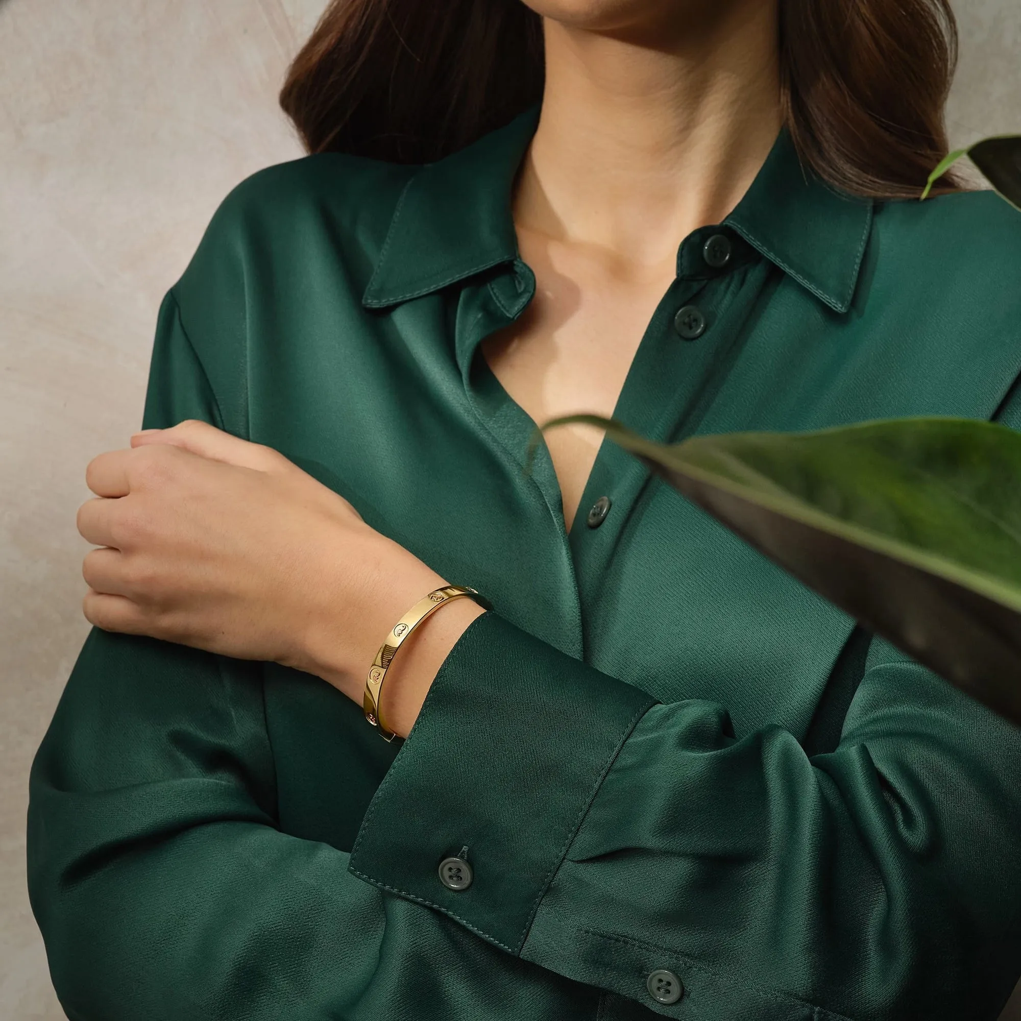 Clogau Tree of Life Insignia 9ct Gold Bangle sold by Jura Watches product image thumbnail 2