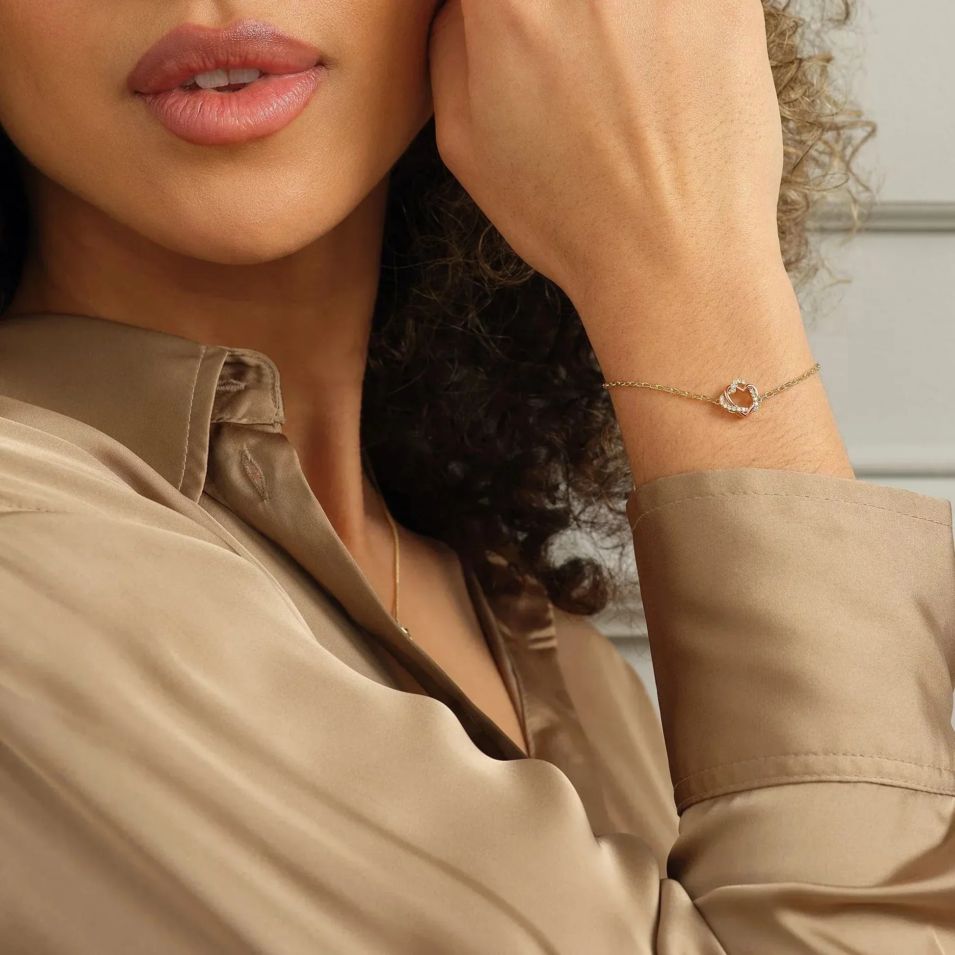 Clogau Always in My Heart 18ct Gold Diamond Bracelet sold by Jura Watches product image thumbnail 2