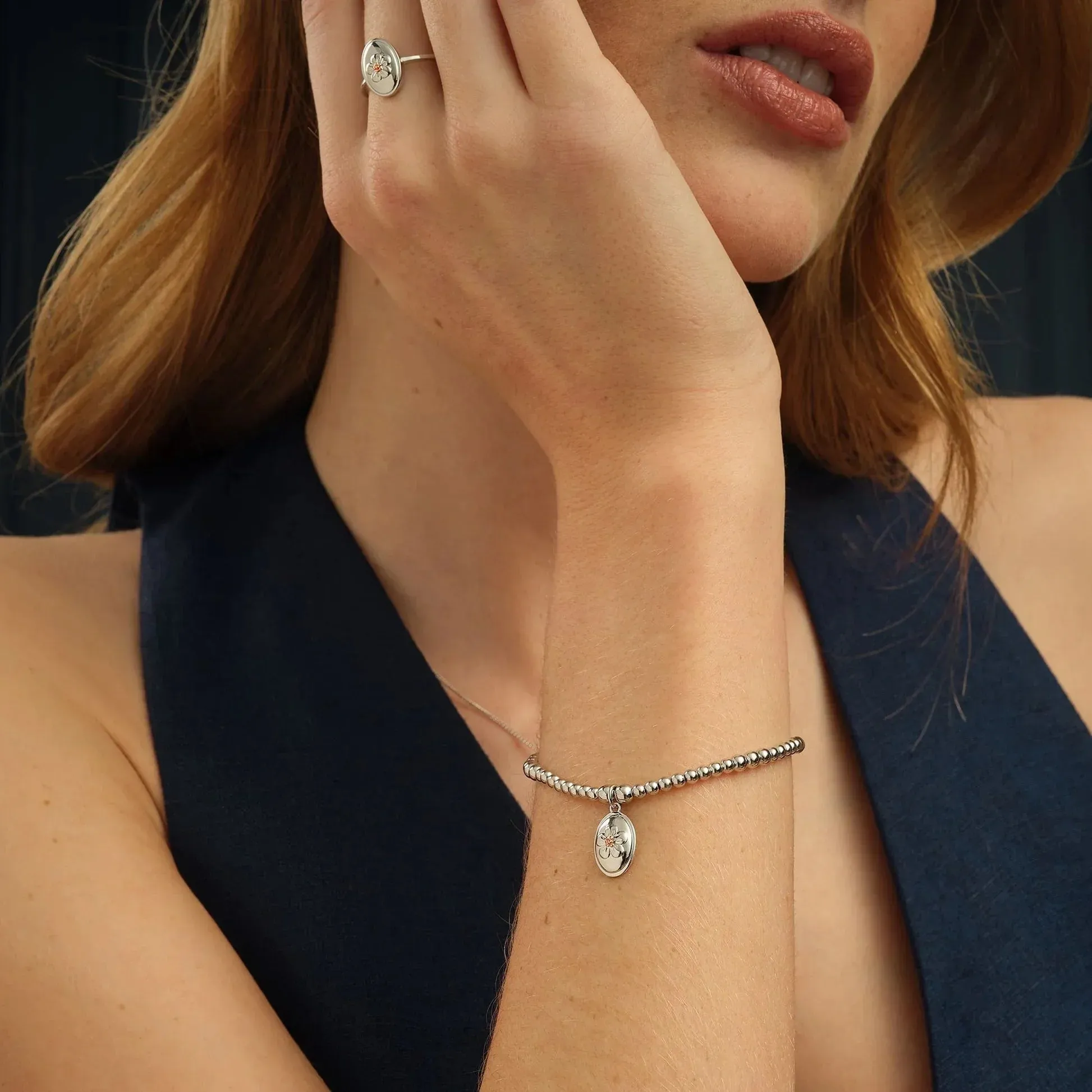 Clogau Forget Me Not Affinity Sterling Silver Bracelet sold by Jura Watches product image thumbnail 2