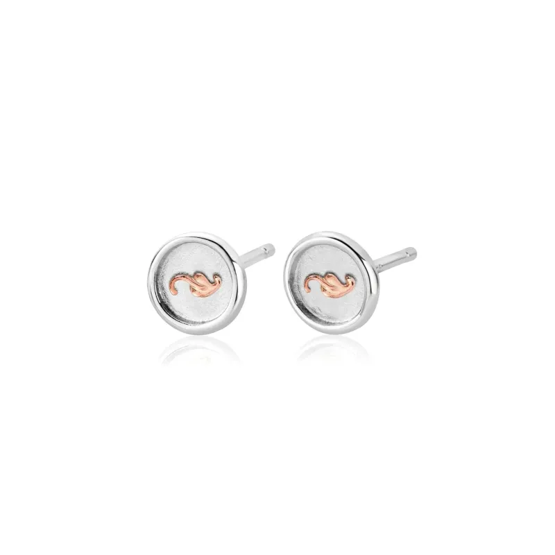 Clogau Tree of Life Insignia Sterling Silver Stud Earrings sold by Jura Watches