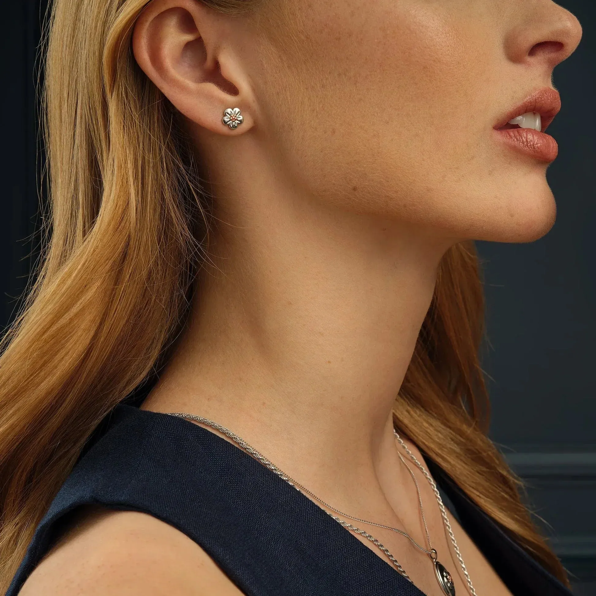 Clogau Forget Me Not Sterling Silver Earrings sold by Jura Watches product image thumbnail 2