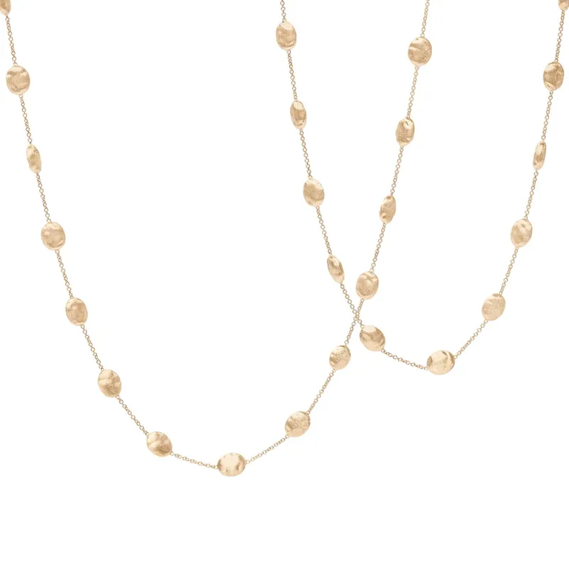 Marco Bicego Siviglia 18ct Yellow Gold Long Necklace sold by Jura Watches