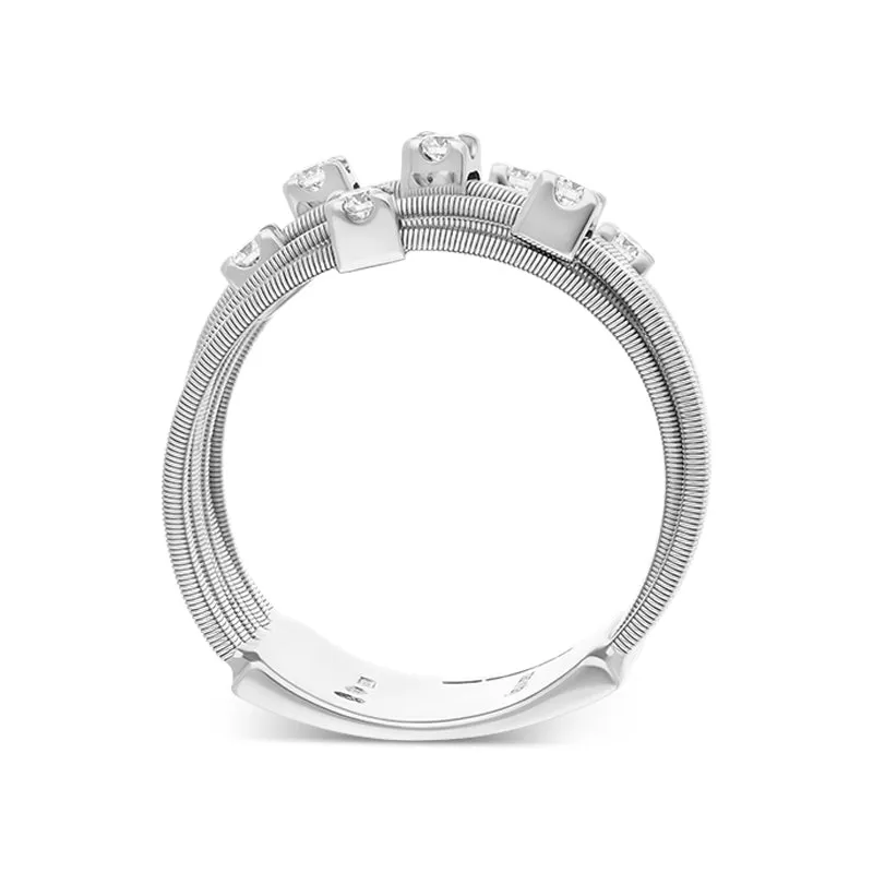 Marco Bicego Goa 18ct White Gold 0.21ct Diamond Ring sold by Jura Watches product image thumbnail 3