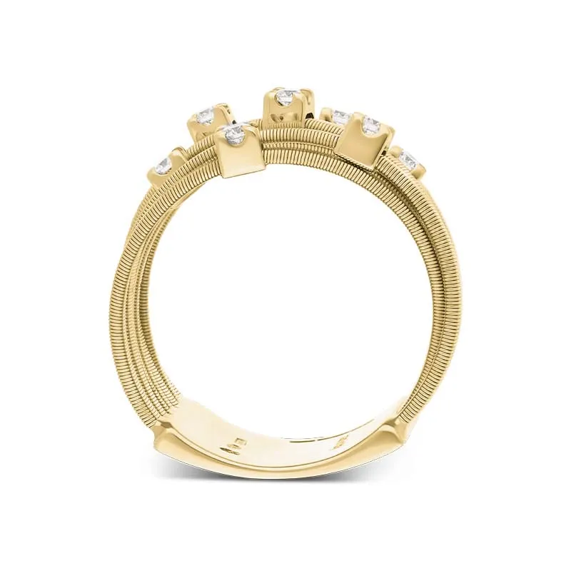 Marco Bicego Goa 18ct Yellow Gold 0.21ct Diamond Ring sold by Jura Watches product image thumbnail 3