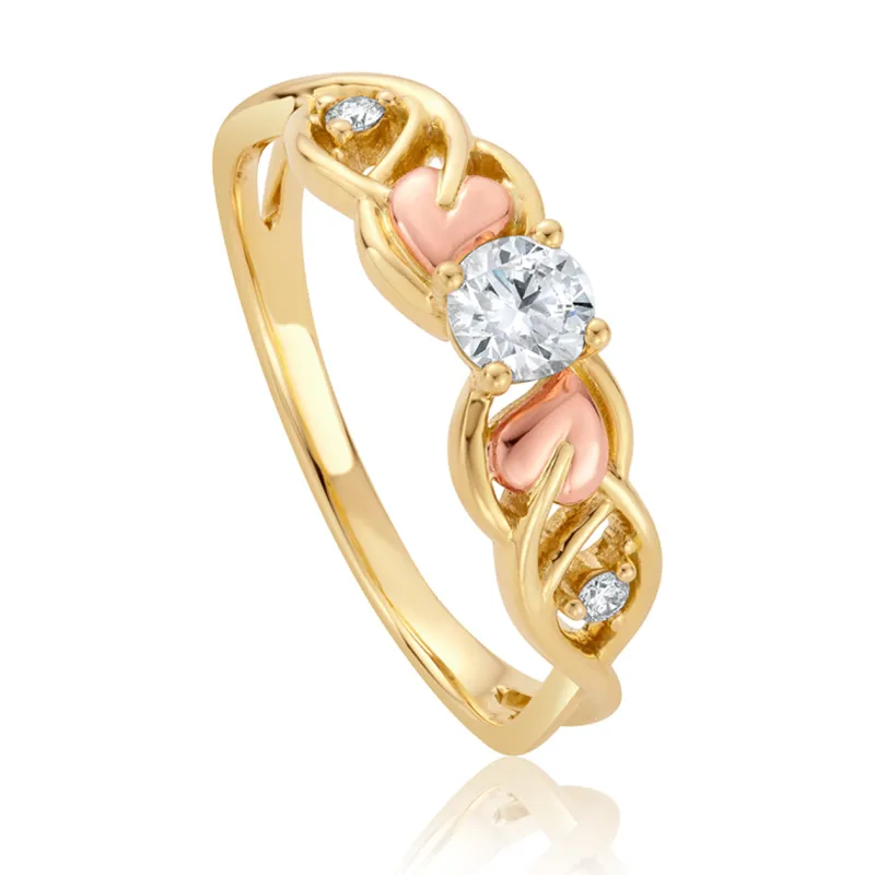 Clogau Tree of Life Ethics 18ct Gold Diamond Engagement Ring sold by Jura Watches