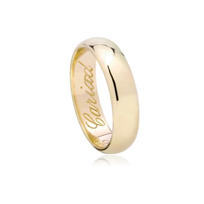 Clogau Windsor 9ct Yellow Gold 5mm Wedding Ring sold by Jura Watches
