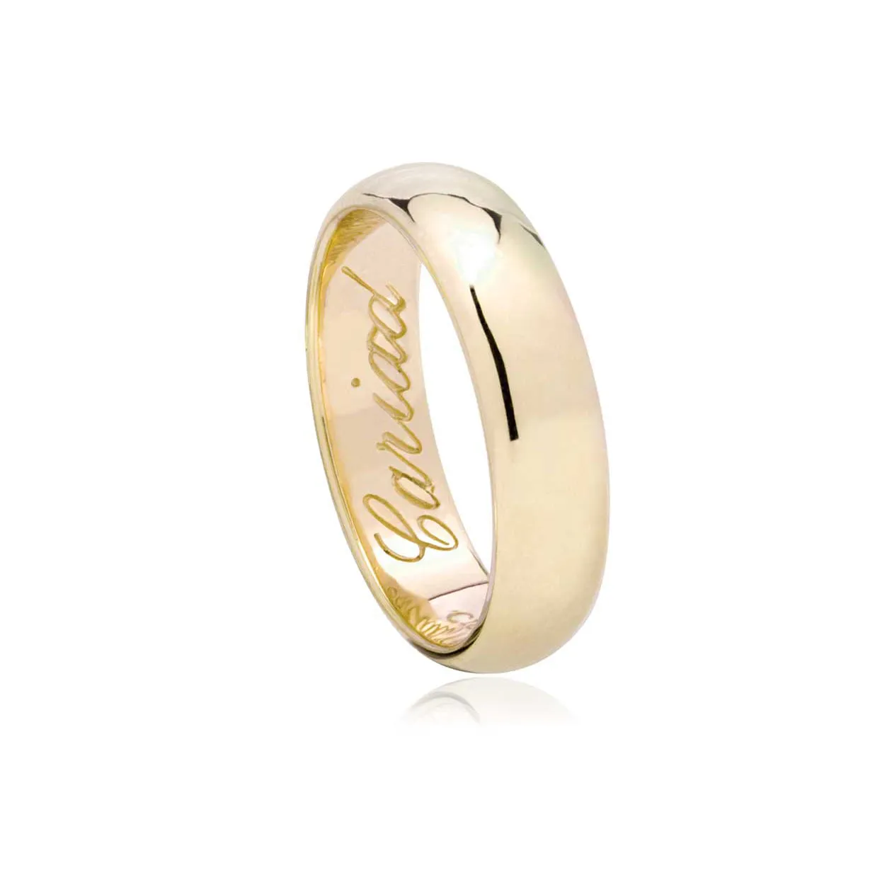 Clogau Windsor 9ct Yellow Gold 5mm Wedding Ring sold by Jura Watches