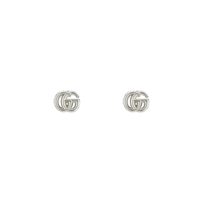 Gucci GG Marmont Sterling Silver Stud Earrings sold by Jura Watches