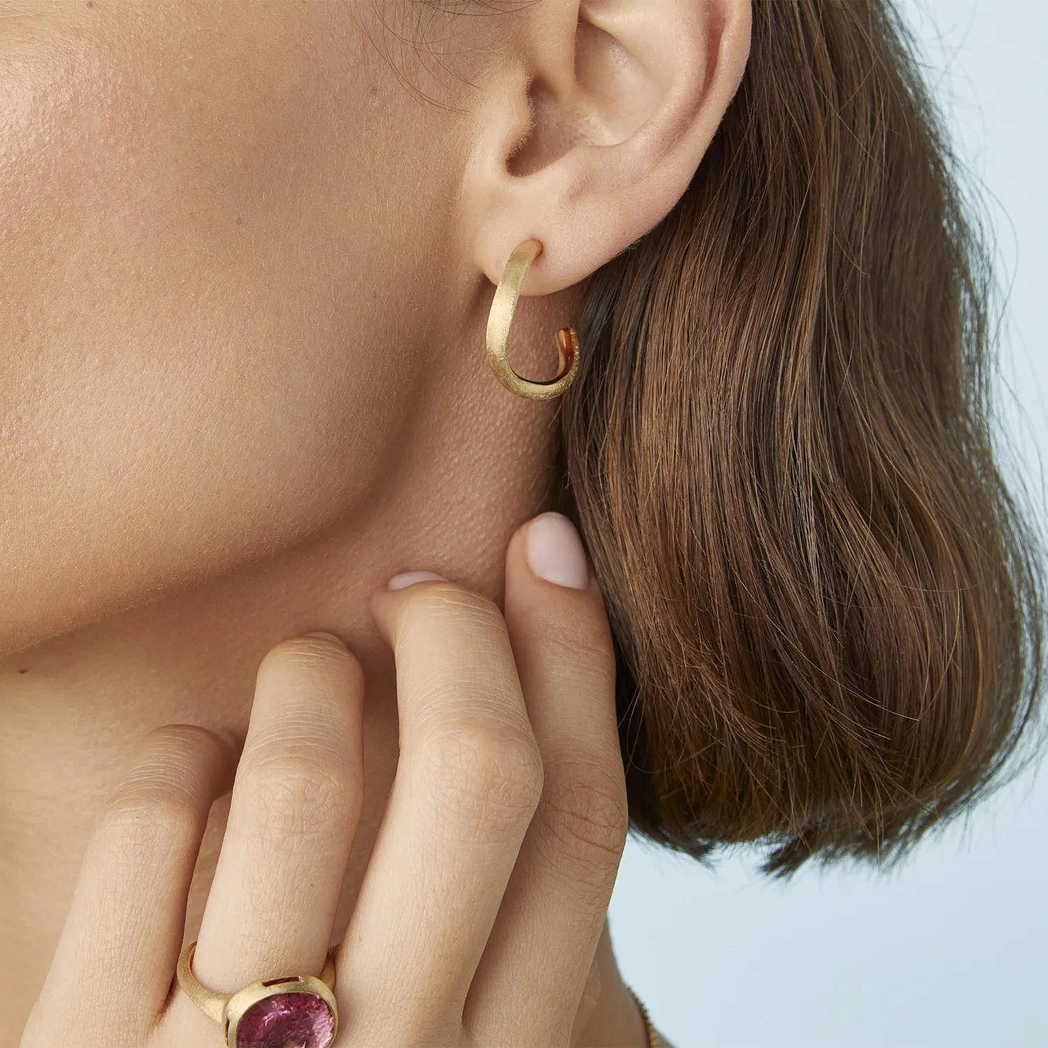 Marco Bicego Jaipur Link 18ct Yellow Gold Hoop Earrings sold by Jura Watches product image thumbnail 2