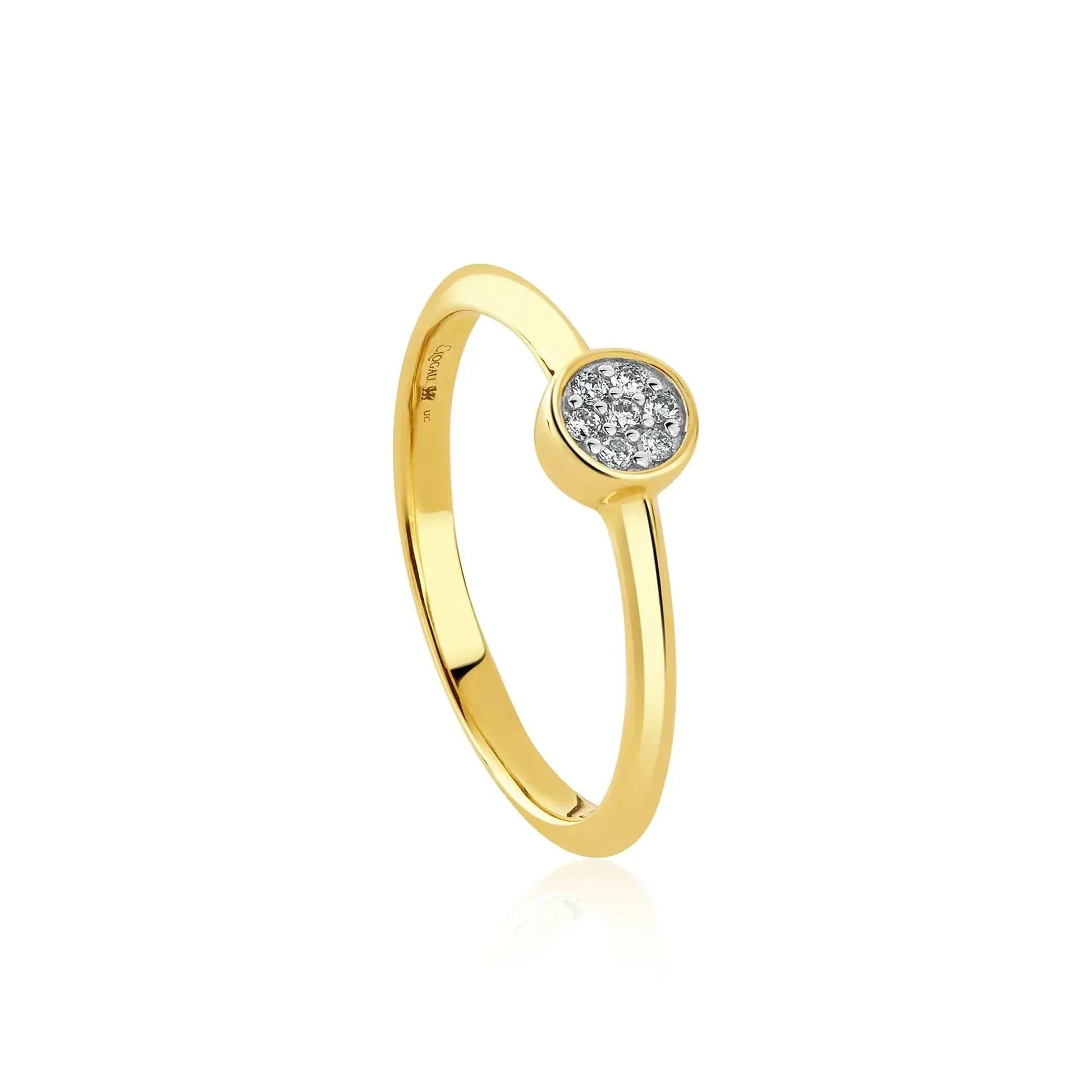 Clogau Celebration 9ct Gold Laboratory Diamond Ring sold by Jura Watches