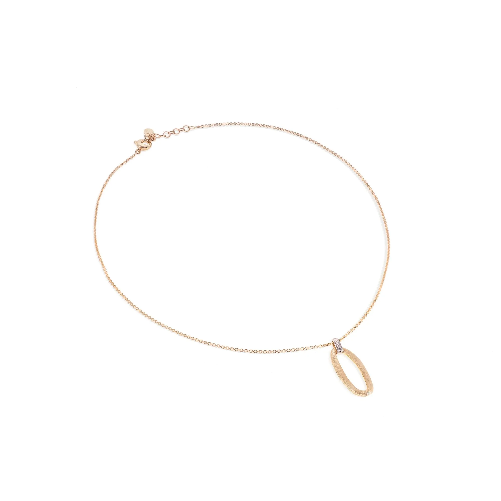 Marco Bicego Jaipur Link 18ct Yellow Gold Diamond Necklace sold by Jura Watches