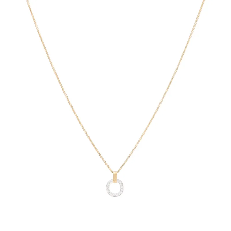 Marco Bicego Jaipur Link 18ct Yellow Gold Diamond Pendant Necklace sold by Jura Watches