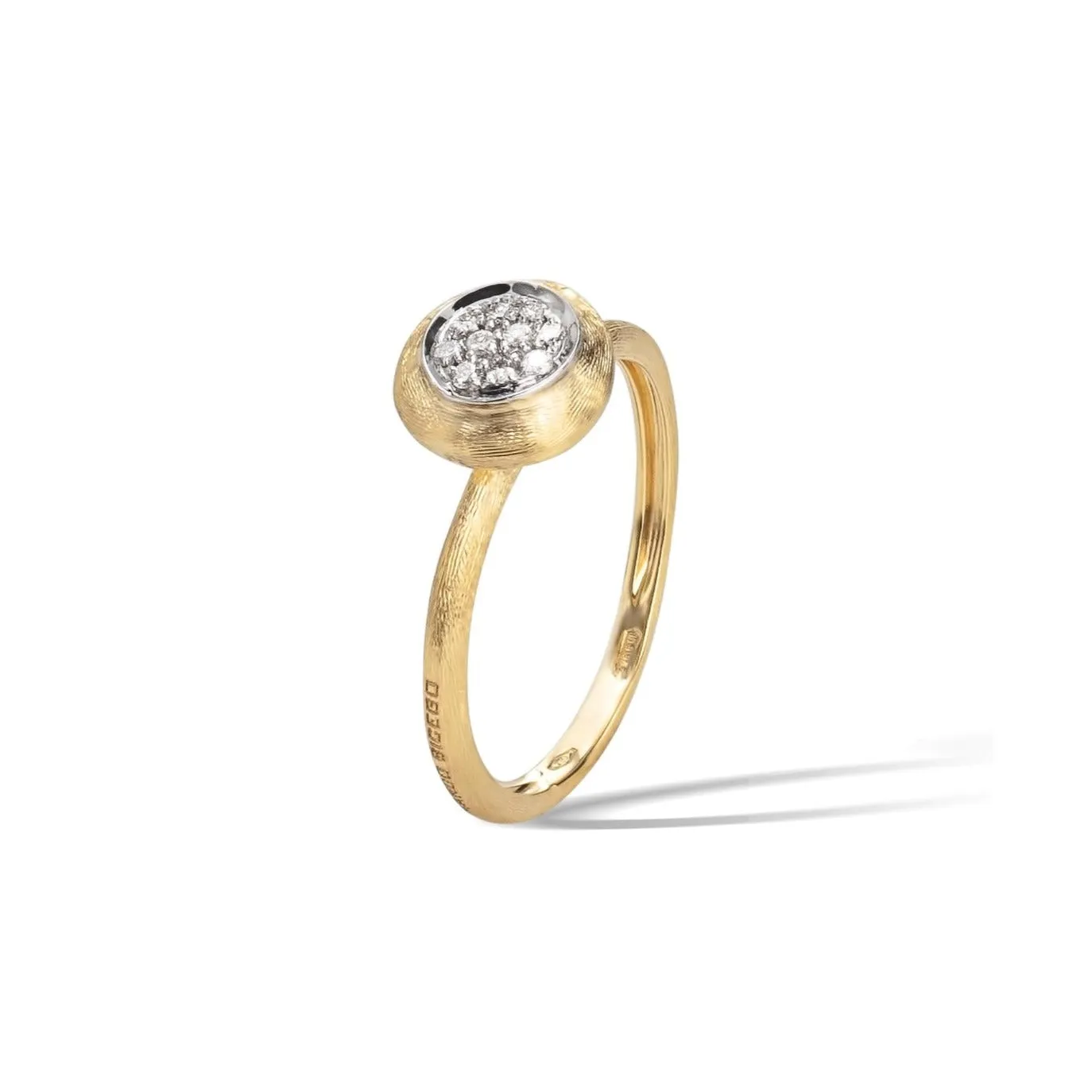 Marco Bicego Jaipur 18ct Yellow and White Gold Diamond Ring sold by Jura Watches